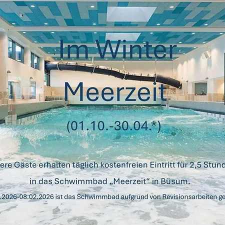 Apartment Ritthoff Perlebucht - Mit Strandkorb Am Und Kostenloser Eintritt Ins Schwimmbad Busum