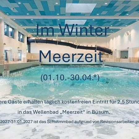 Ritthoff Perlebucht - Mit Strandkorb Am Und Kostenloser Eintritt Ins Schwimmbad Apartment